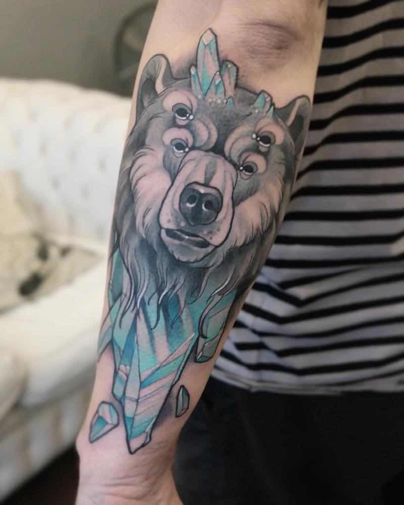 Perfecto tatuaje de oso Perfecto tatuaje de oso