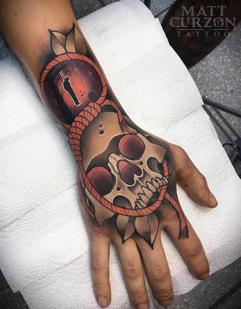 Un tatuaje de calavera de este año Un tatuaje de calavera de este año