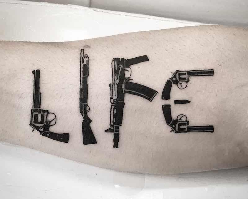 tatuaje de pistola perfecto para mujeres y hombres tatuaje de pistola perfecto para mujeres y hombres