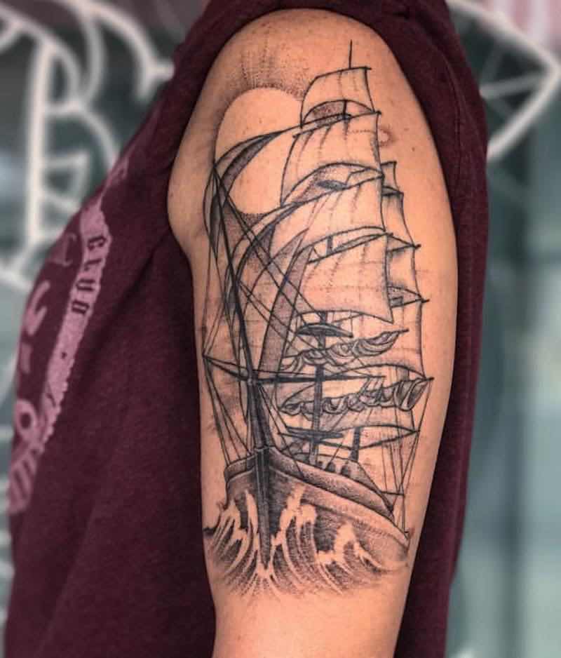 tatuaje de barco para mujeres tatuaje de barco para mujeres