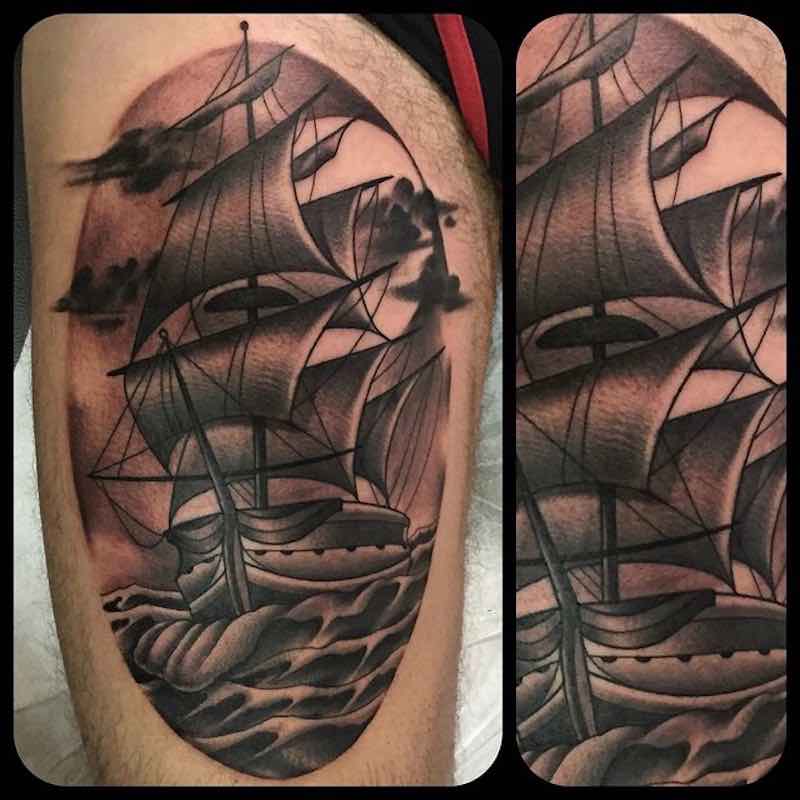 tatuaje de barco para hombre tatuaje de barco para hombre