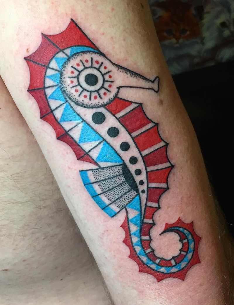 tatuaje de caballito de mar para hombre y mujer tatuaje de caballito de mar para hombre y mujer