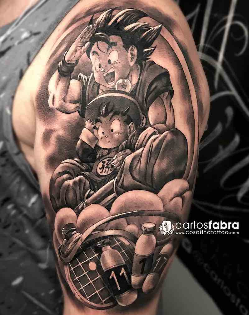 tatuaje de Dragon Ball Z para hombre tatuaje de Dragon Ball Z para hombre