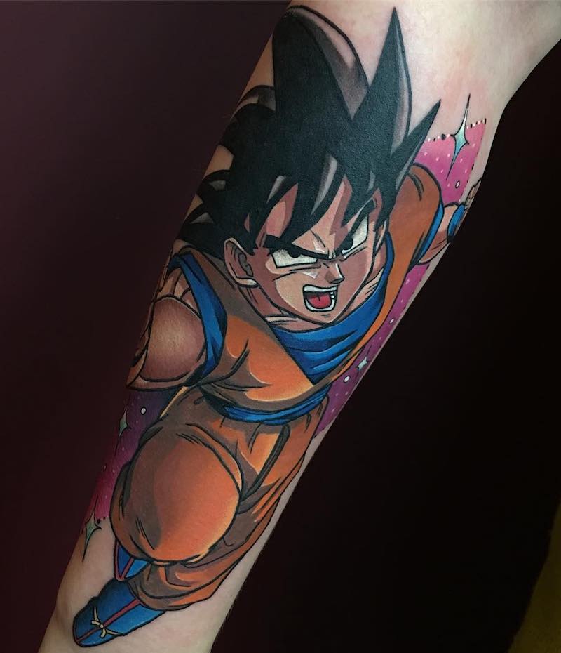 Un tatuaje de Dragon Ball Z bastante interesante Un tatuaje de Dragon Ball Z bastante interesante