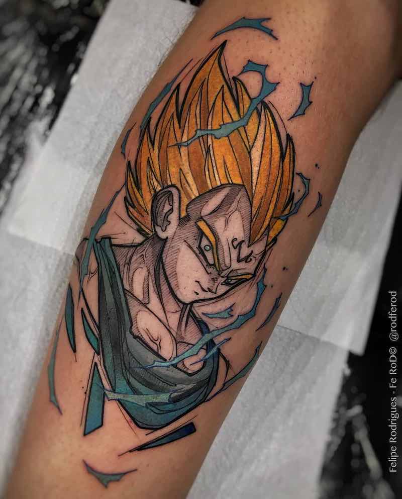tatuaje de Dragon Ball Z perfecto para hombre tatuaje de Dragon Ball Z perfecto para hombre