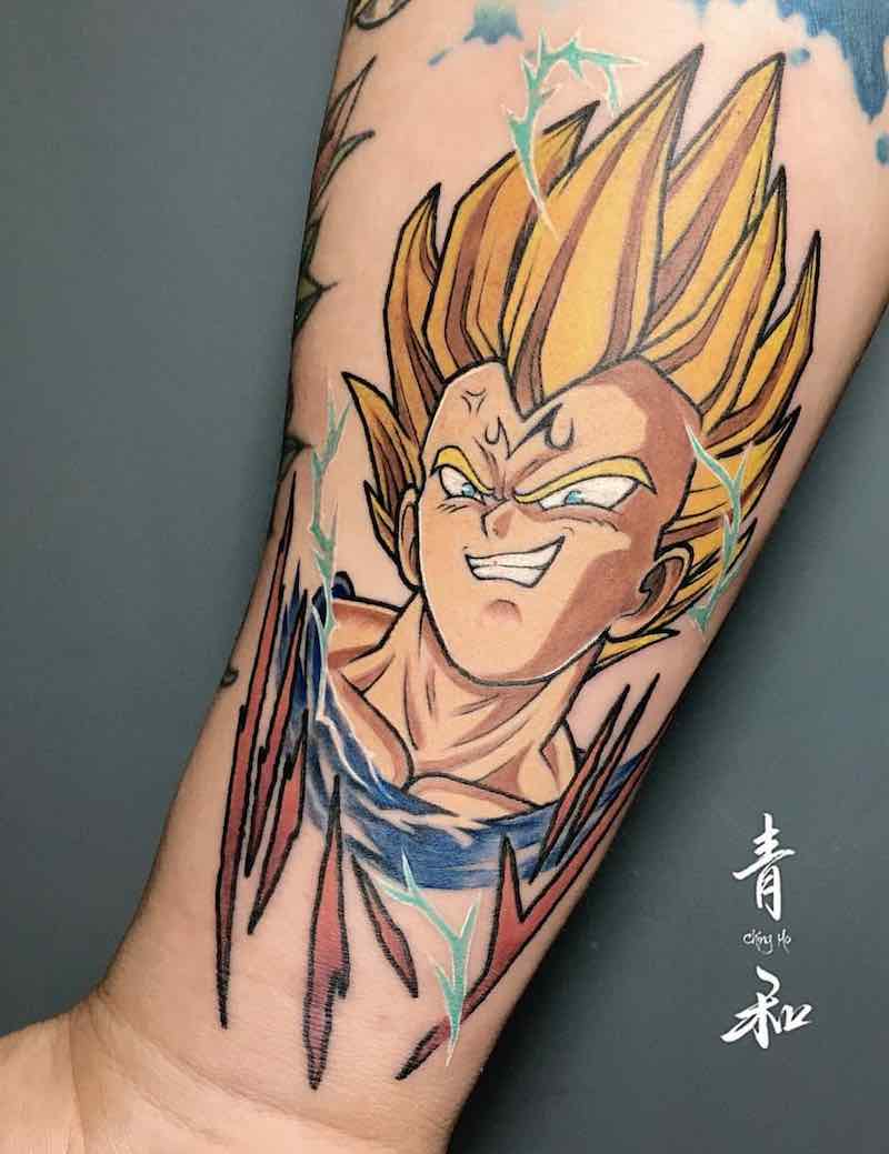 Un tatuaje de Dragon Ball Z de este año Un tatuaje de Dragon Ball Z de este año