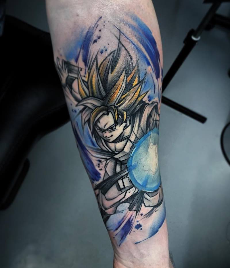tatuaje de Dragon Ball Z perfecto para hombre tatuaje de Dragon Ball Z perfecto para hombre