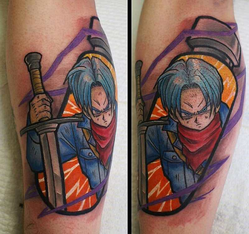 Un tatuaje de Dragon Ball Z de este año Un tatuaje de Dragon Ball Z de este año