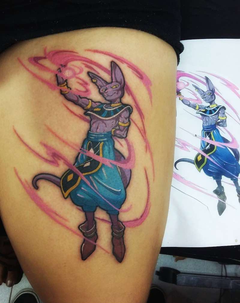 tatuaje de Dragon Ball Z perfecto para mujeres tatuaje de Dragon Ball Z perfecto para mujeres
