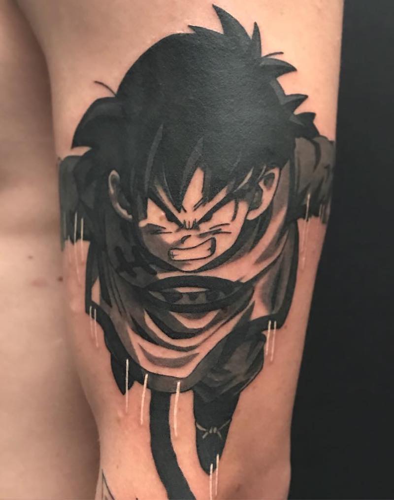 Un tatuaje de Dragon Ball Z bastante bueno Un tatuaje de Dragon Ball Z bastante bueno