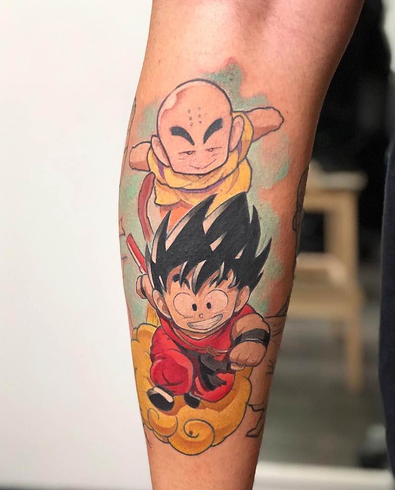 Un tatuaje de Dragon Ball Z bastante interesante Un tatuaje de Dragon Ball Z bastante interesante