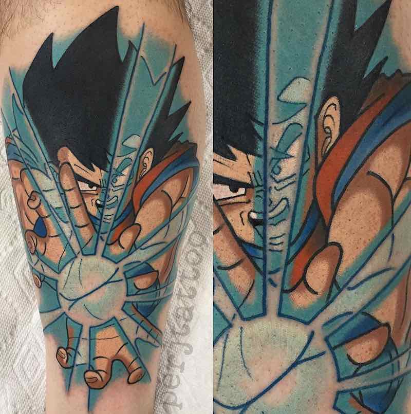 tatuaje de Dragon Ball Z perfecto para hombre y mujer tatuaje de Dragon Ball Z perfecto para hombre y mujer