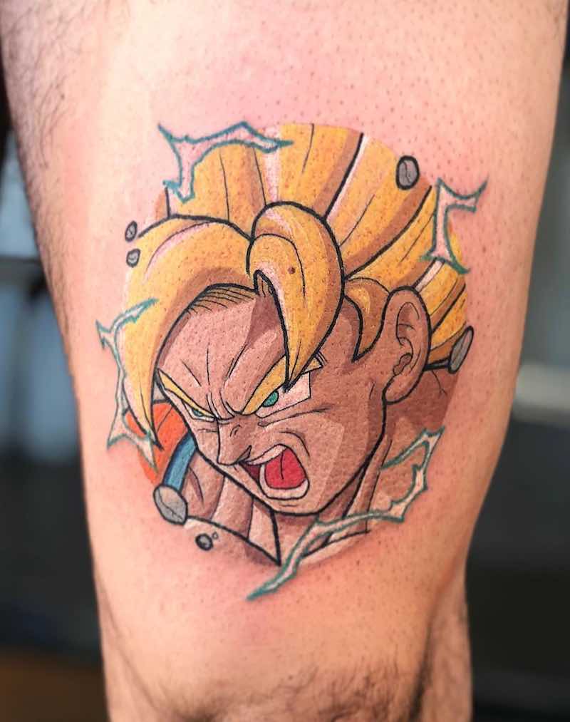 Perfecto tatuaje de Dragon Ball Z Perfecto tatuaje de Dragon Ball Z