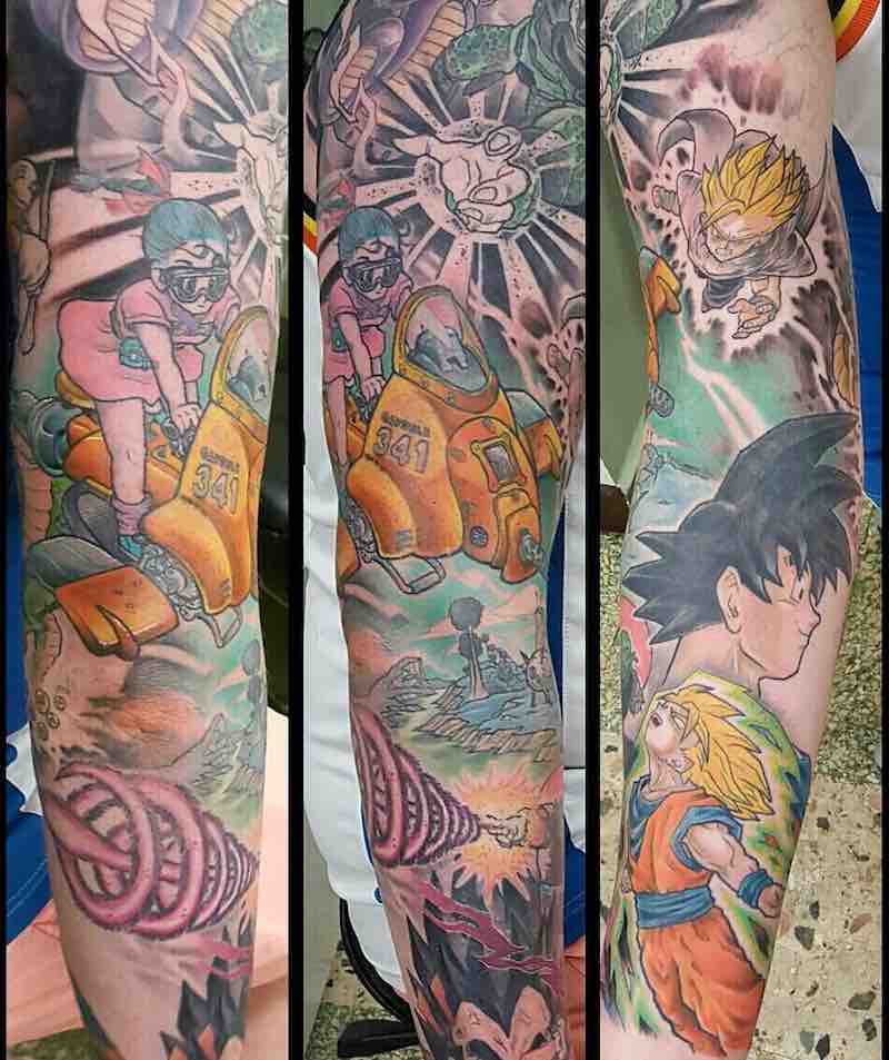 tatuaje de Dragon Ball Z perfecto para hombre y mujer tatuaje de Dragon Ball Z perfecto para hombre y mujer
