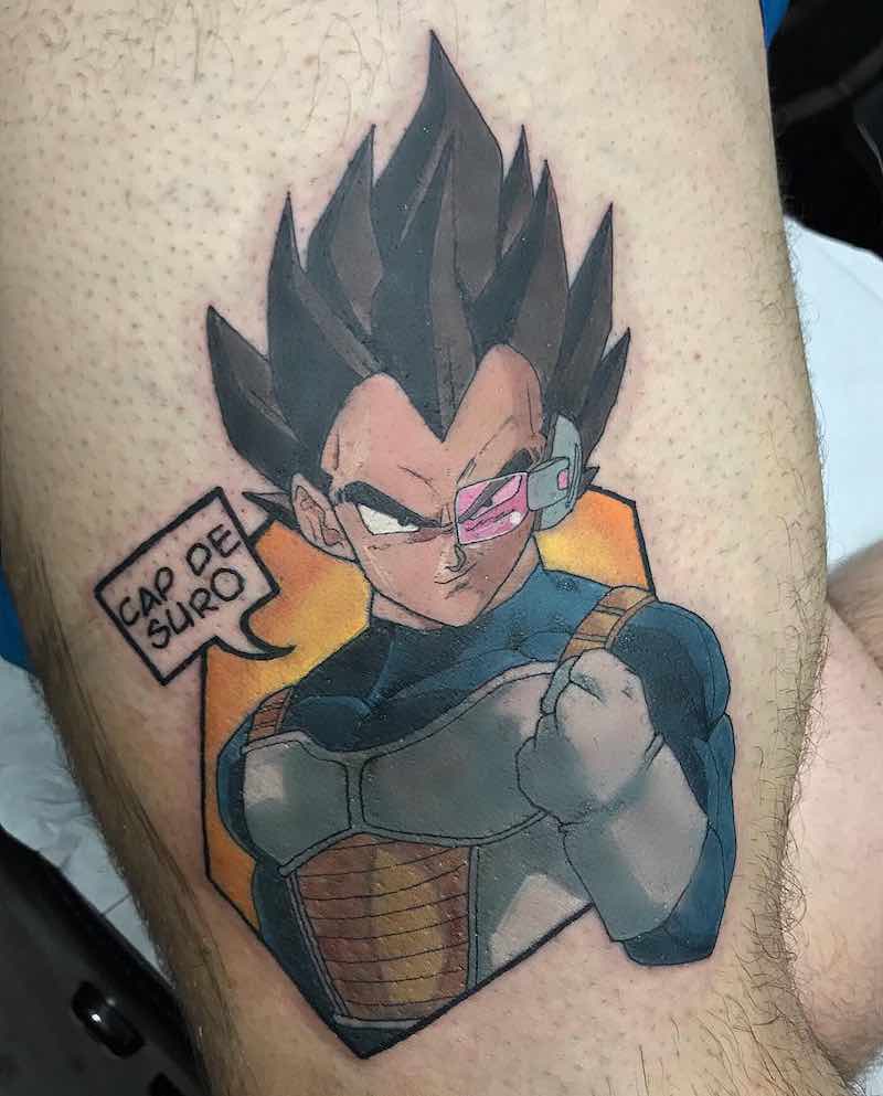 Un tatuaje de Dragon Ball Z muy interesante Un tatuaje de Dragon Ball Z muy interesante