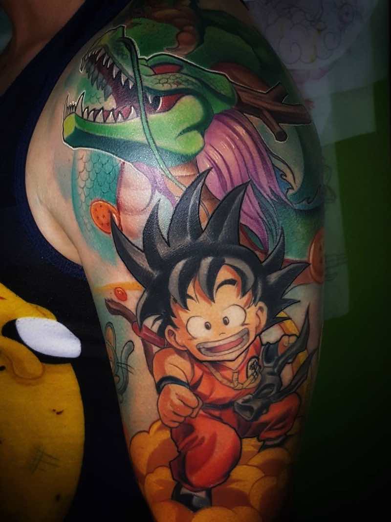 tatuaje de Dragon Ball Z perfecto para mujeres y hombres tatuaje de Dragon Ball Z perfecto para mujeres y hombres