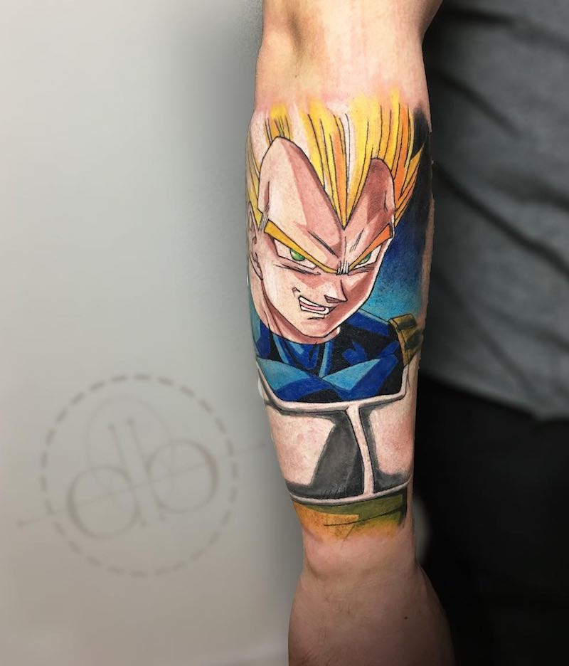 tatuaje de Dragon Ball Z para hombre tatuaje de Dragon Ball Z para hombre