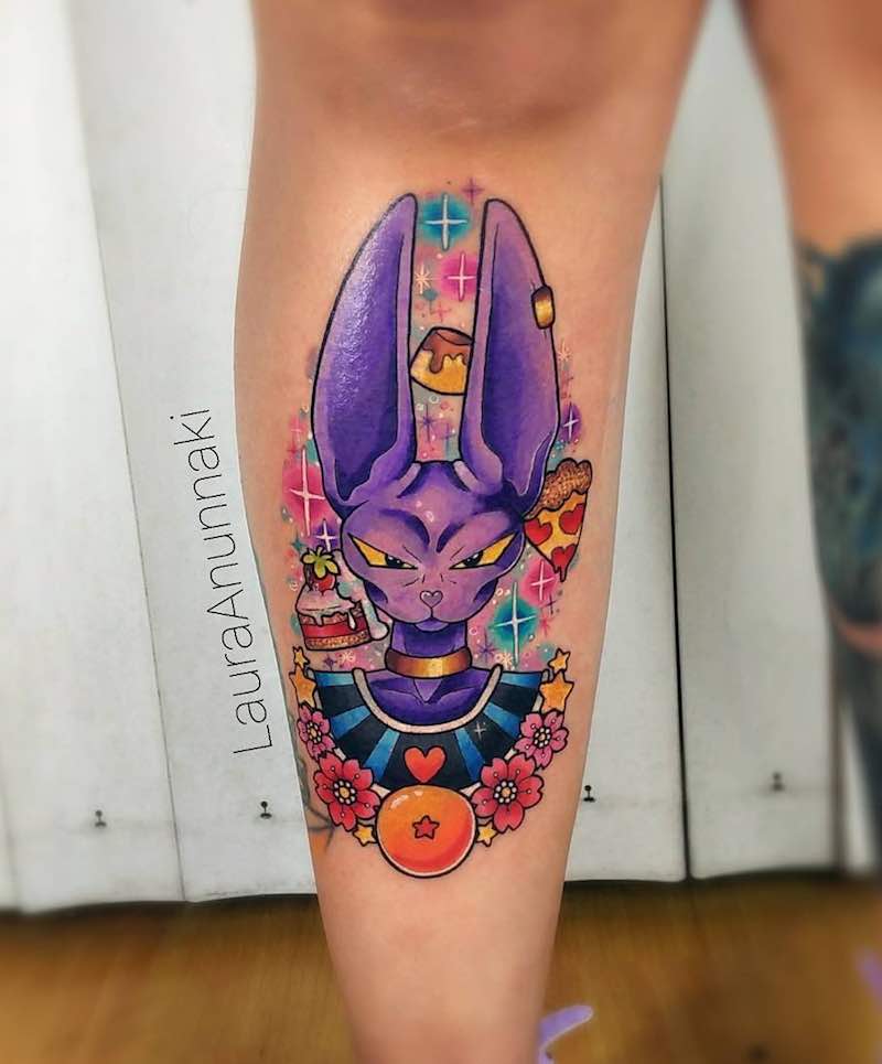 Un tatuaje de Dragon Ball Z actual Un tatuaje de Dragon Ball Z actual