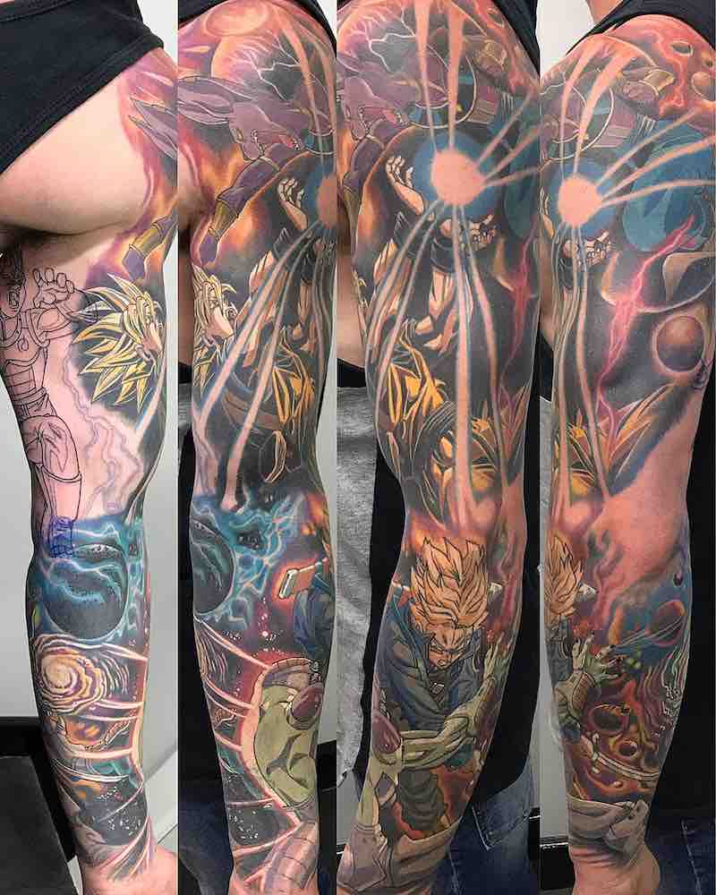 tatuaje de Dragon Ball Z perfecto para mujeres y hombres tatuaje de Dragon Ball Z perfecto para mujeres y hombres