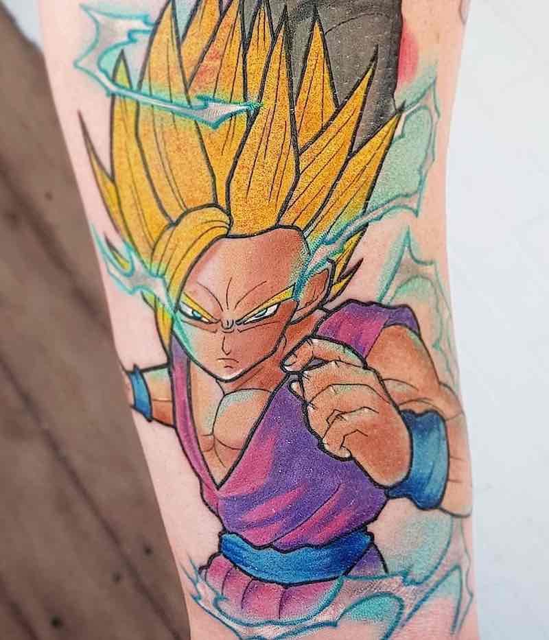 Perfecto tatuaje de Dragon Ball Z Perfecto tatuaje de Dragon Ball Z