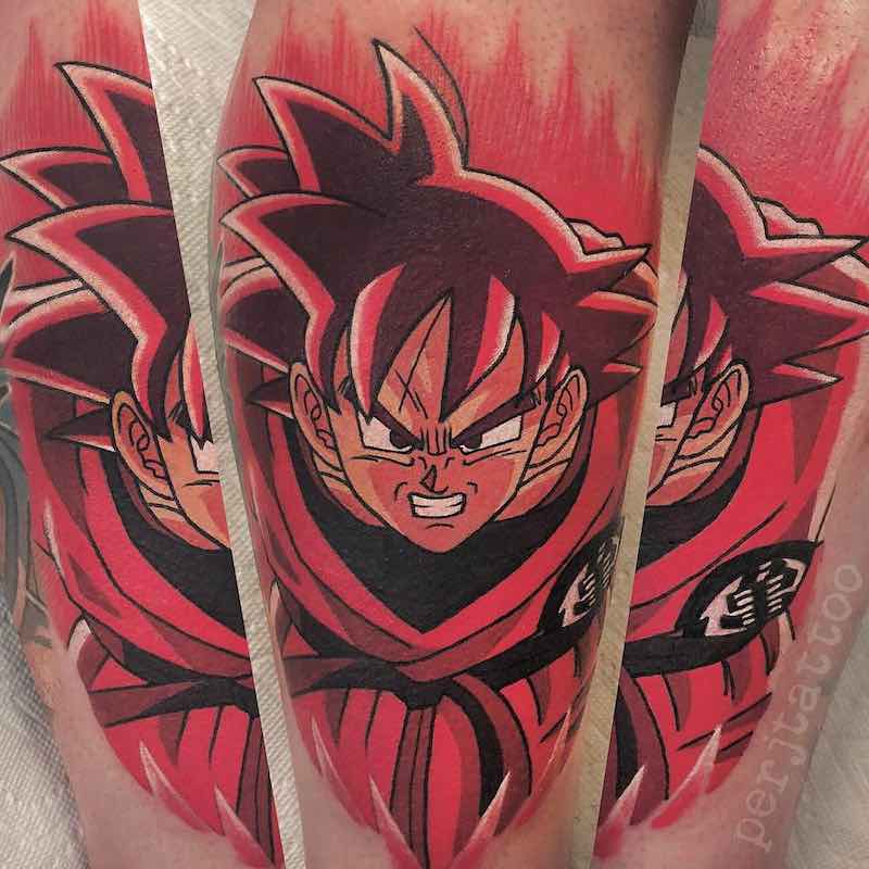Fantástico tatuaje de Dragon Ball Z Fantástico tatuaje de Dragon Ball Z
