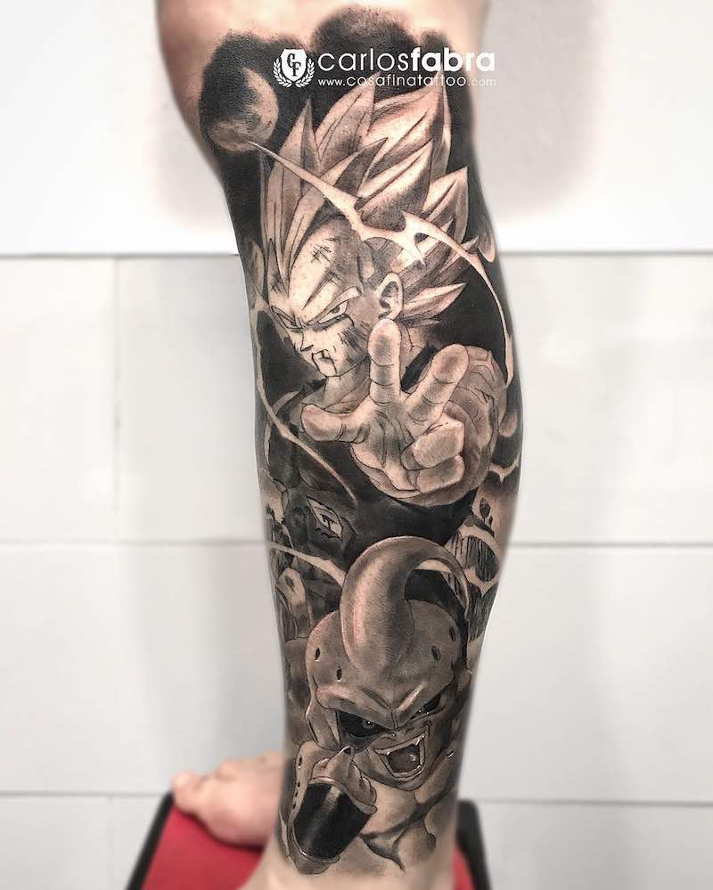 tatuaje de Dragon Ball Z perfecto para mujeres tatuaje de Dragon Ball Z perfecto para mujeres