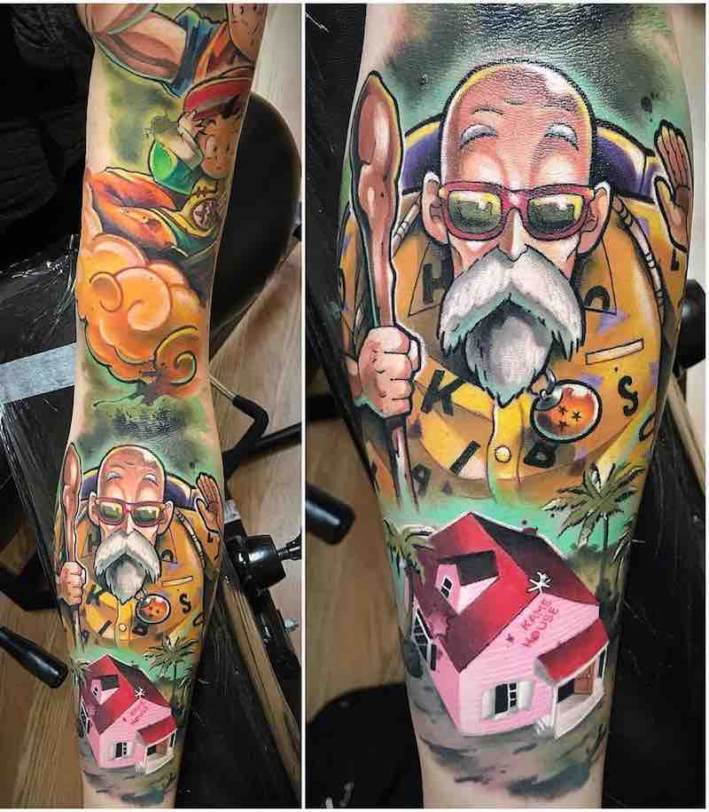 Un tatuaje de Dragon Ball Z bastante interesante Un tatuaje de Dragon Ball Z bastante interesante