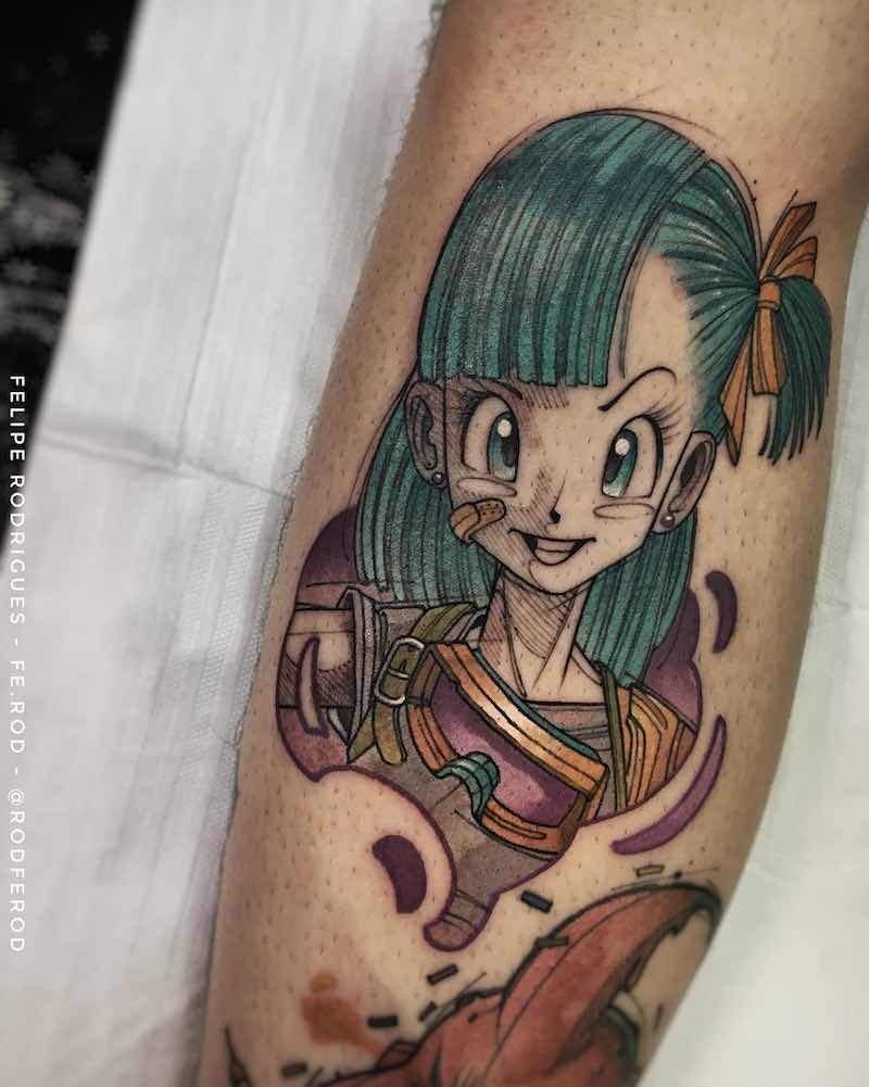 tatuaje de Dragon Ball Z para mujeres tatuaje de Dragon Ball Z para mujeres