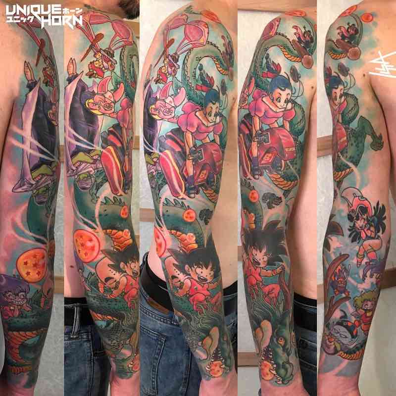 Un tatuaje de Dragon Ball Z muy interesante Un tatuaje de Dragon Ball Z muy interesante