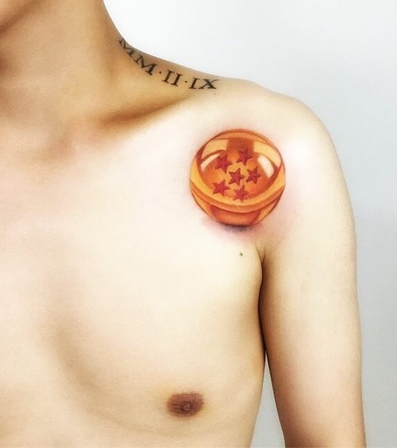 tatuaje de Dragon Ball Z perfecto para hombre tatuaje de Dragon Ball Z perfecto para hombre