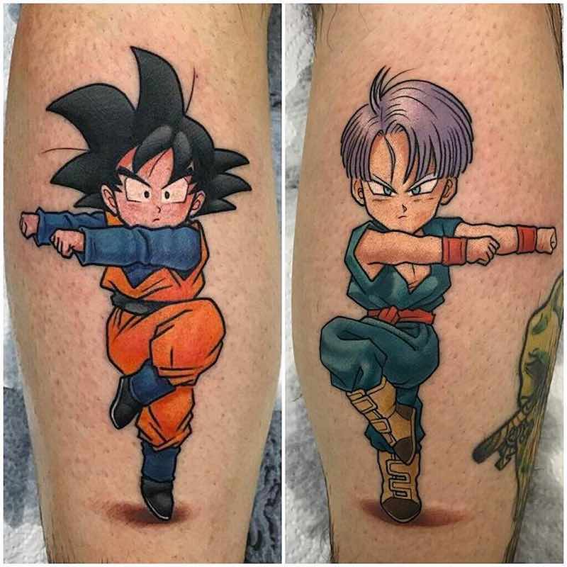 Perfecto tatuaje de Dragon Ball Z Perfecto tatuaje de Dragon Ball Z