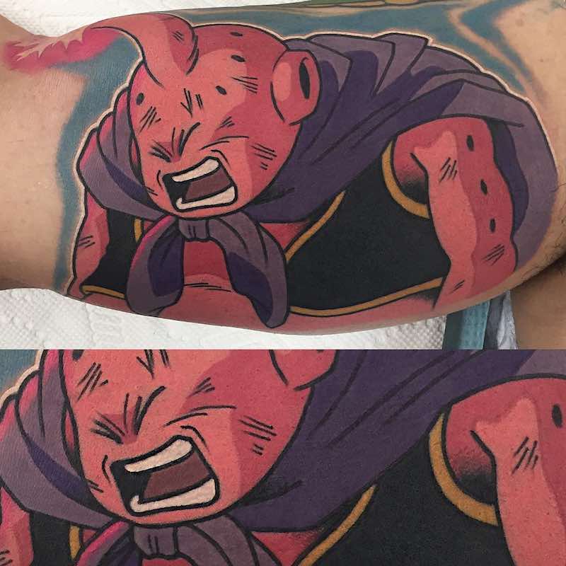 Un tatuaje de Dragon Ball Z actual Un tatuaje de Dragon Ball Z actual