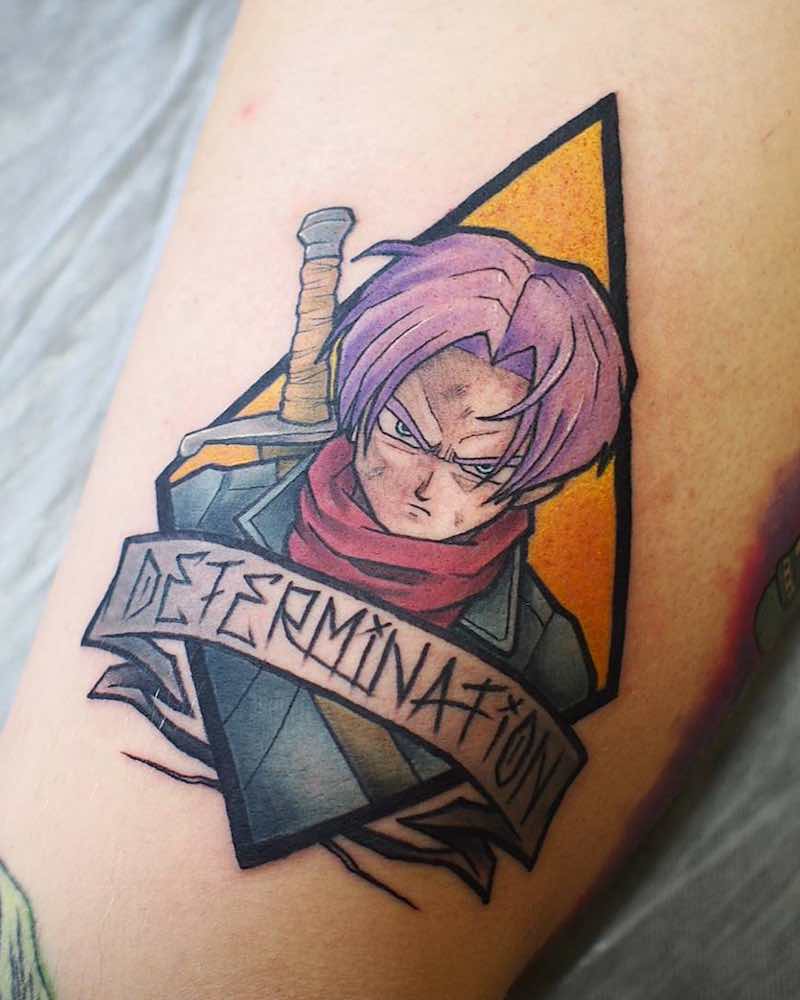 tatuaje de Dragon Ball Z para mujeres tatuaje de Dragon Ball Z para mujeres