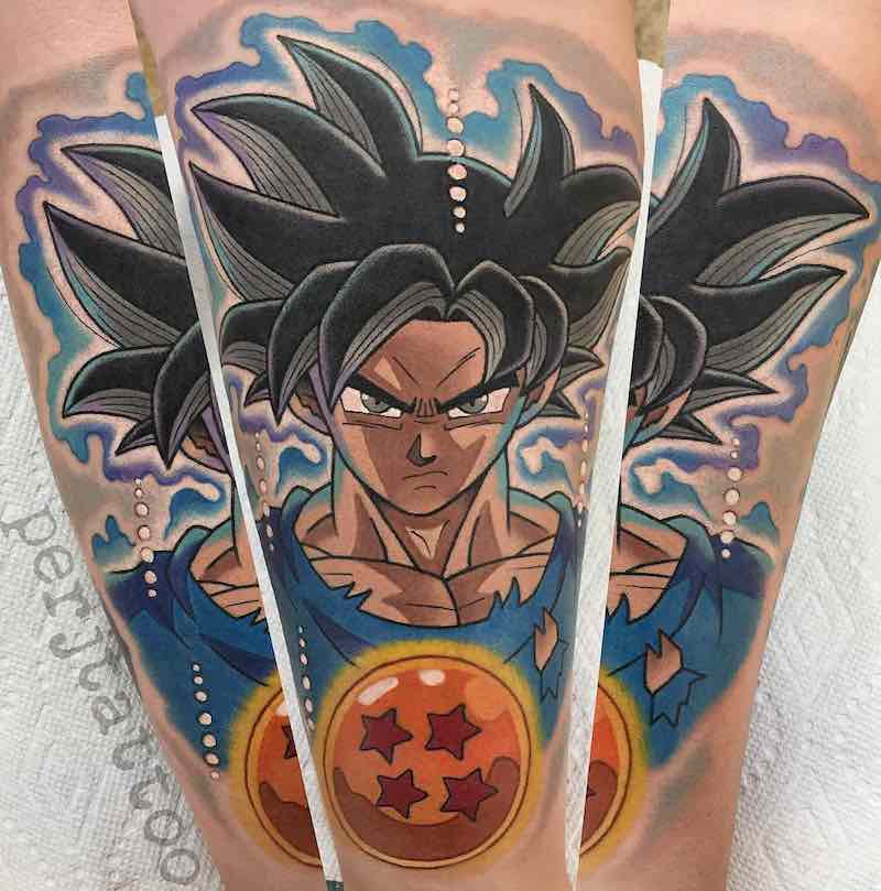 Un tatuaje de Dragon Ball Z bastante bueno Un tatuaje de Dragon Ball Z bastante bueno