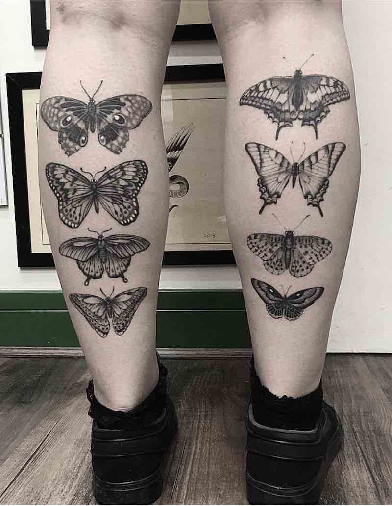 Un tatuaje de mariposa de este año Un tatuaje de mariposa de este año