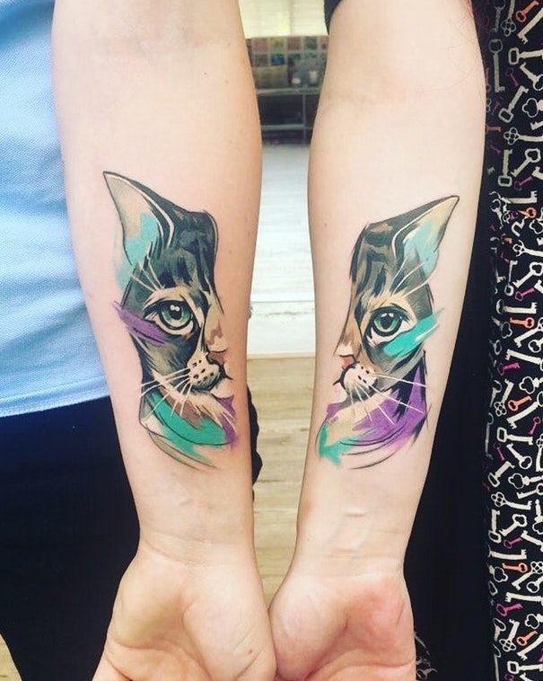 tatuaje de gato perfecto para hombre tatuaje de gato perfecto para hombre