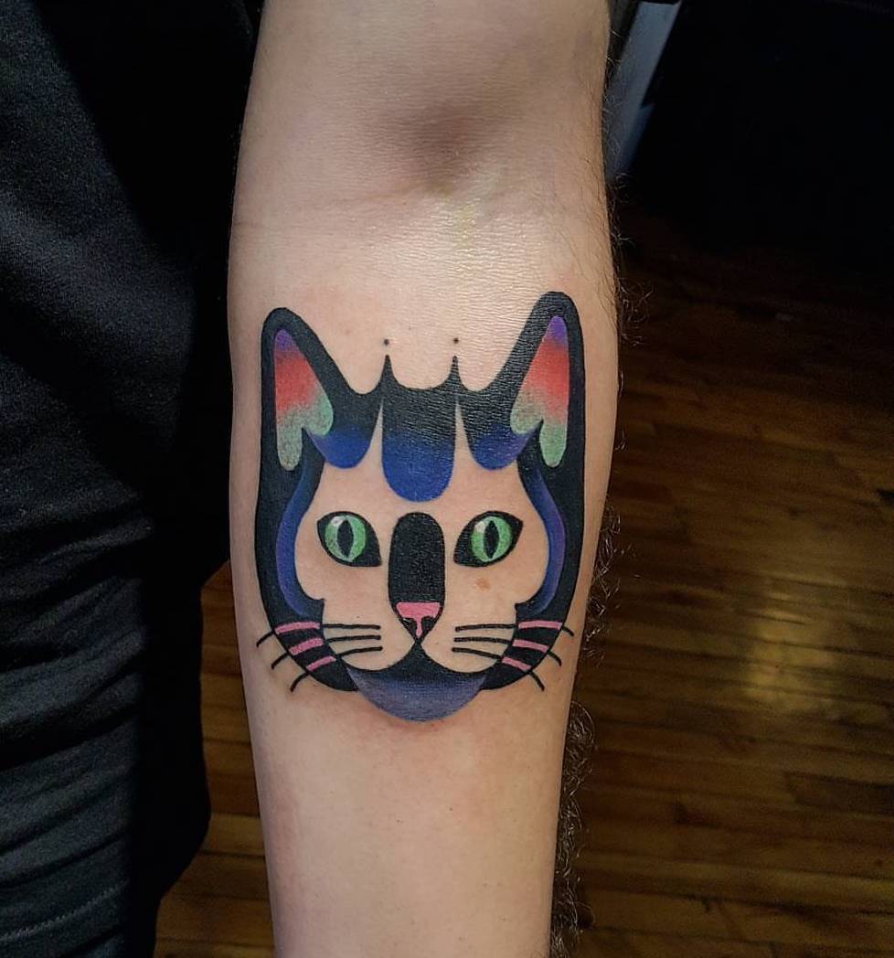 tatuaje de gato perfecto para mujeres tatuaje de gato perfecto para mujeres