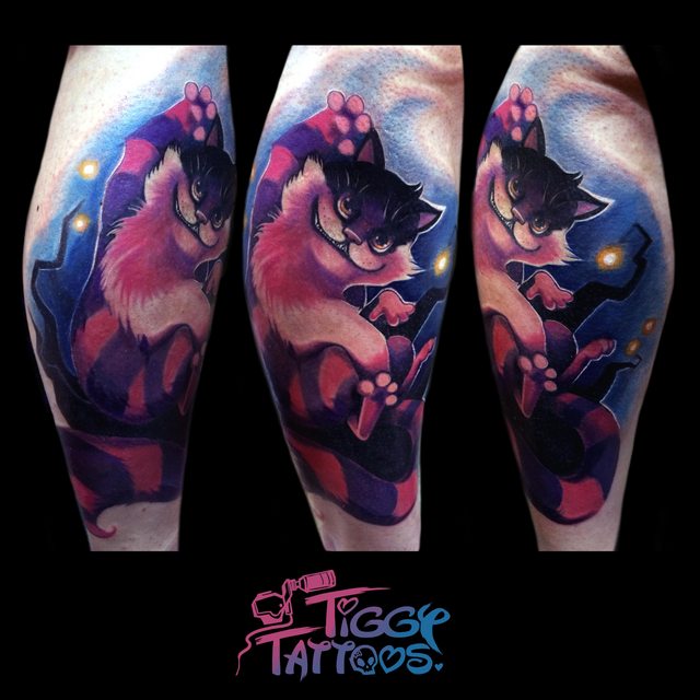 Increible tatuaje de gato Increible tatuaje de gato