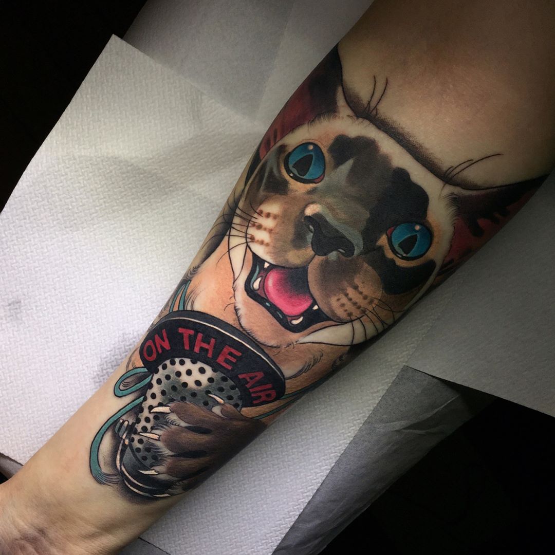tatuaje de gato para hombre y mujer tatuaje de gato para hombre y mujer