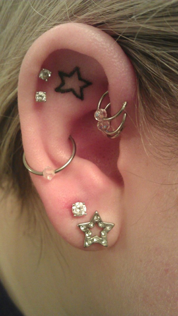 idea tatuaje estrellas 221
