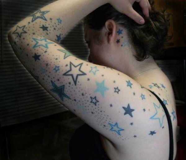 idea tatuaje estrellas 228