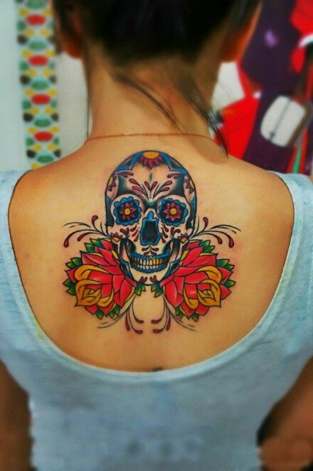 tatuaje calavera mexicana 90