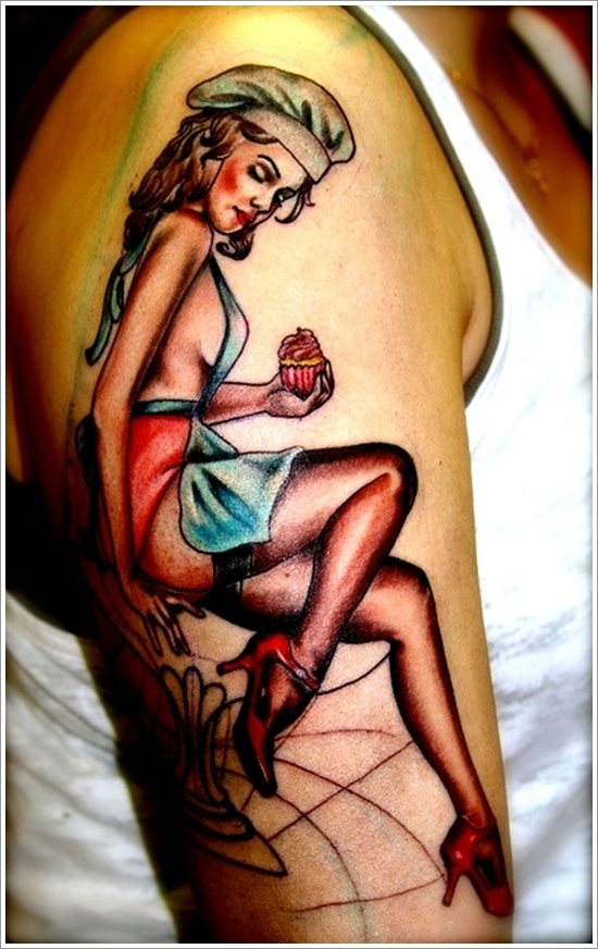 tatuaje chicas pin up 100