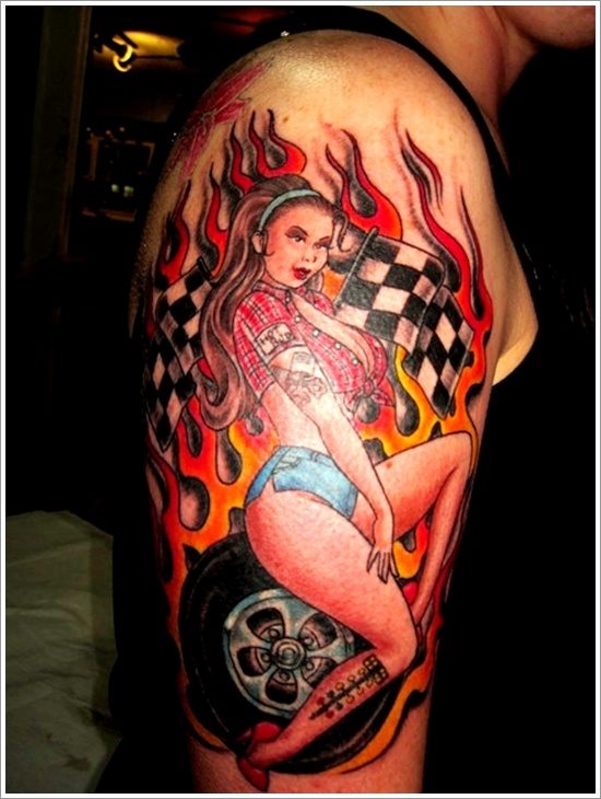 tatuaje chicas pin up 107