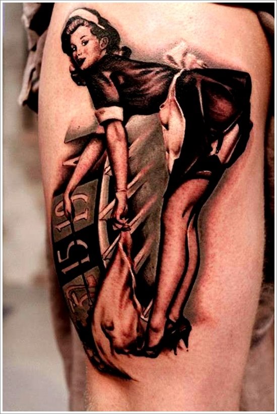 tatuaje chicas pin up 109