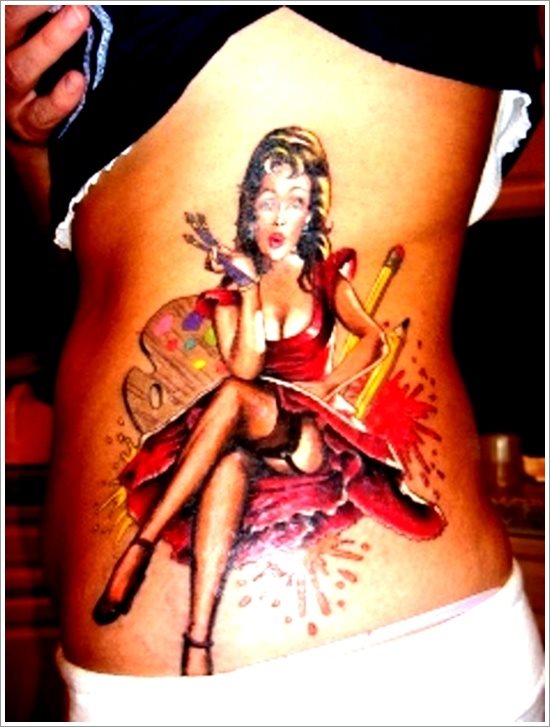tatuaje chicas pin up 122