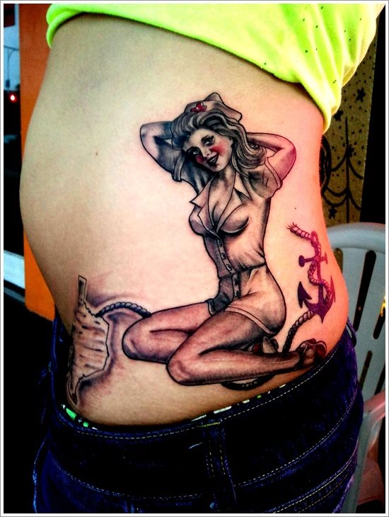 tatuaje chicas pin up 128