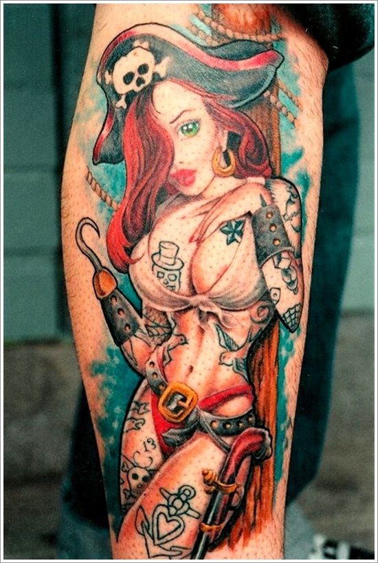 tatuaje chicas pin up 129