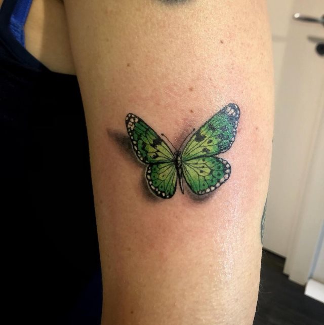 tattoo femenino bonita mariposa 28