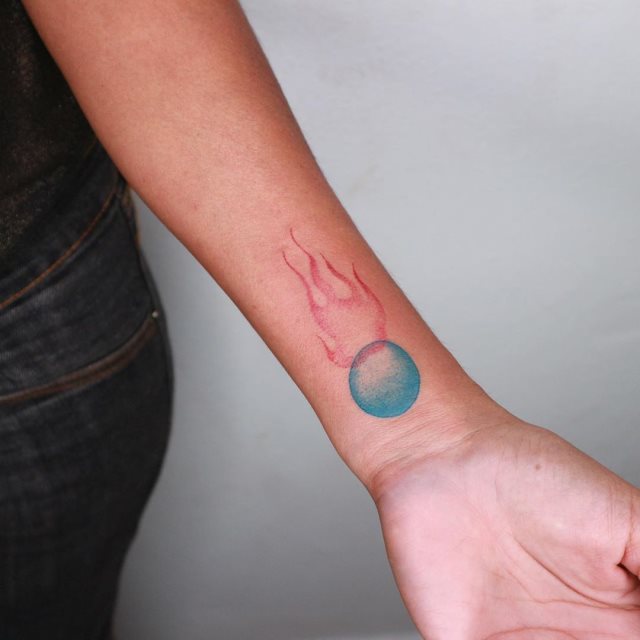 tattoo femenino con fuego 02